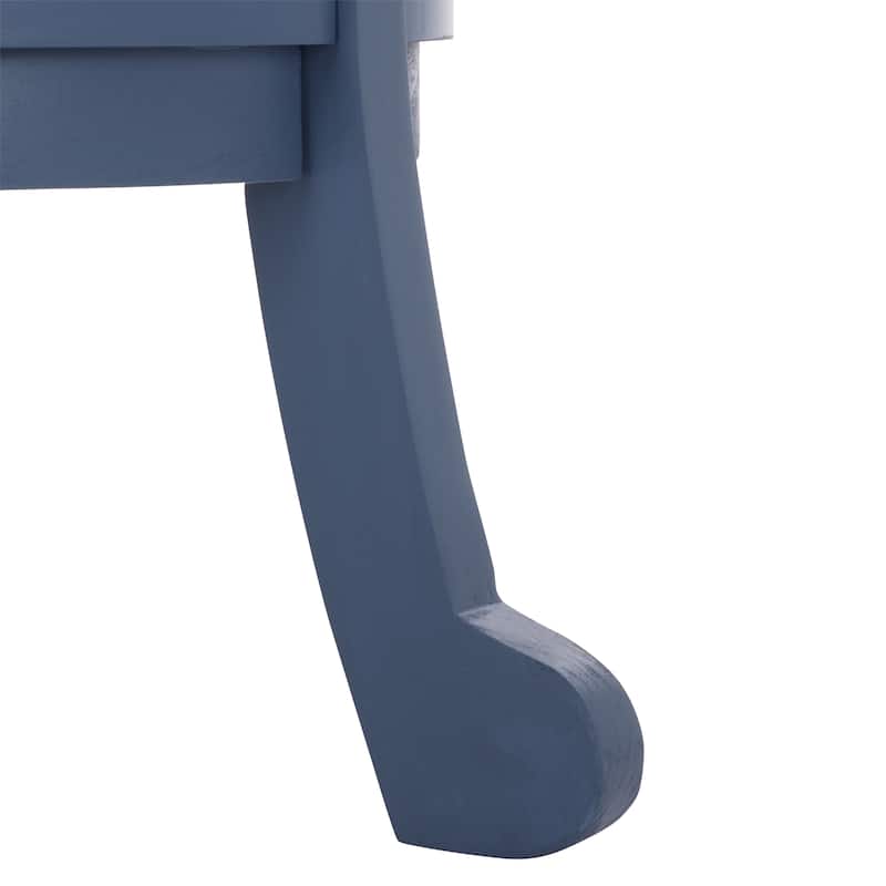 SAFAVIEH Carlotta Grey Pedestal Side Table - 18.1" x 18.1" x 26" - 18"W x 18"D x 26"H