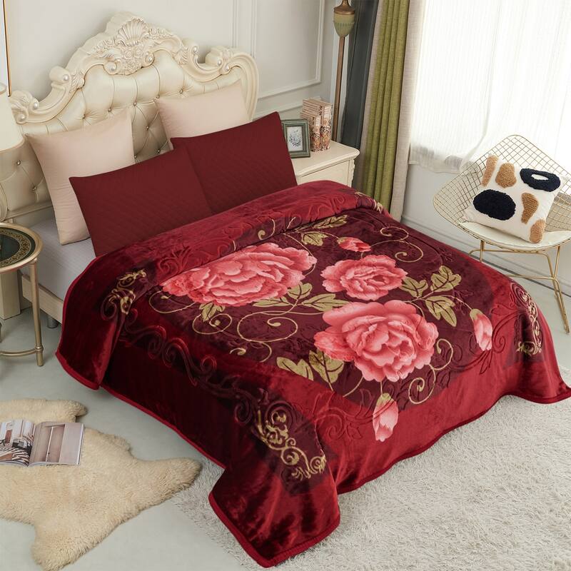 Korean Style Silky Soft Plush Warm Autumn Winter Blanket