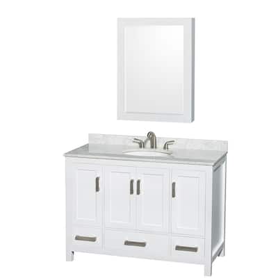 Wyndham Collection WCS141448SUNOMED Sheffield 48" Freestanding Single