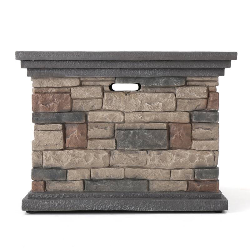 Puerta Outdoor 5-piece Club Chair and Fire Pit Set by Christopher Knight Home