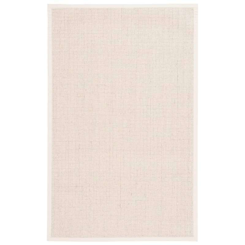 SAFAVIEH Palm Beach Heivi Contemporary Wool Rug - 6' x 9' - Ivory