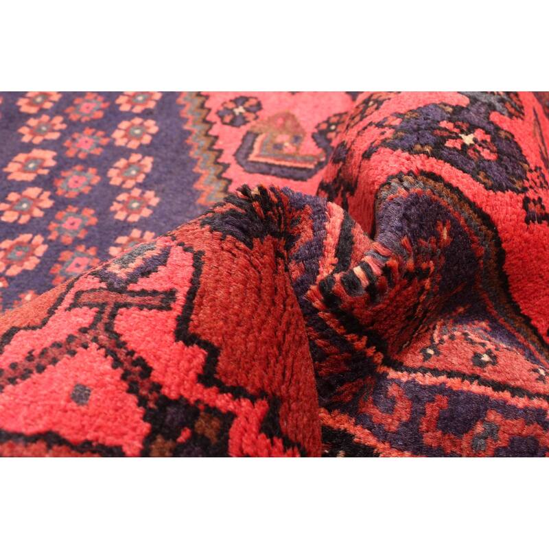 ECARPETGALLERY Hand-knotted Andelz Navy Wool Rug - 4'3 x 6'11