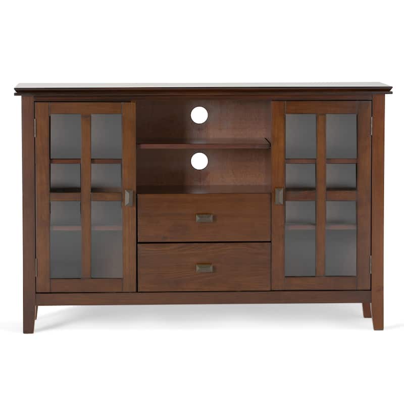 WYNDENHALL Stratford 53-inch Solid Wood TV Media Stand - 53 inch wide