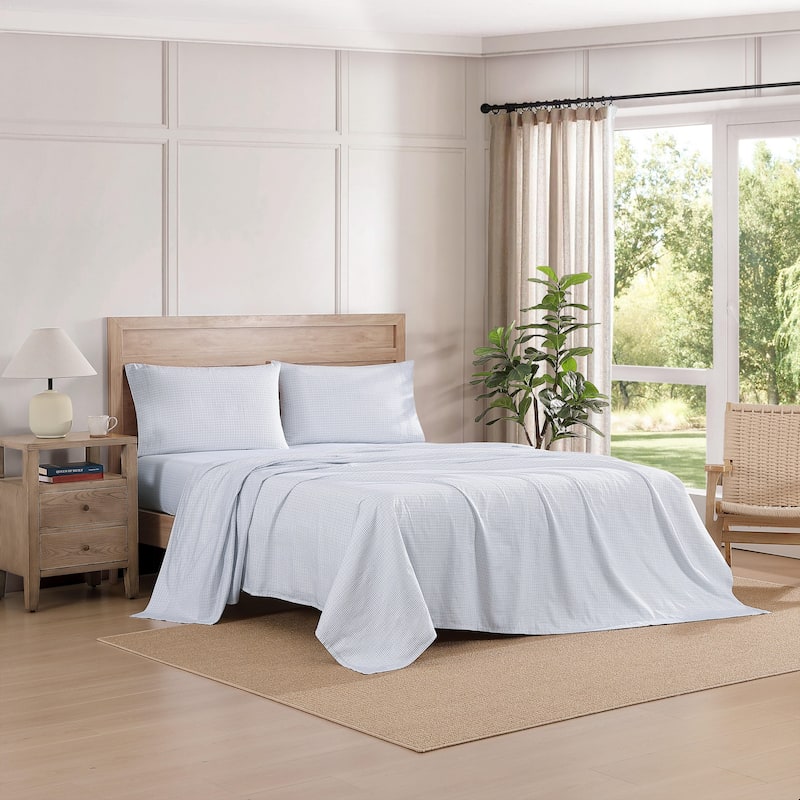 Tommy Hilfiger Printed Cotton Percale Sheet Set