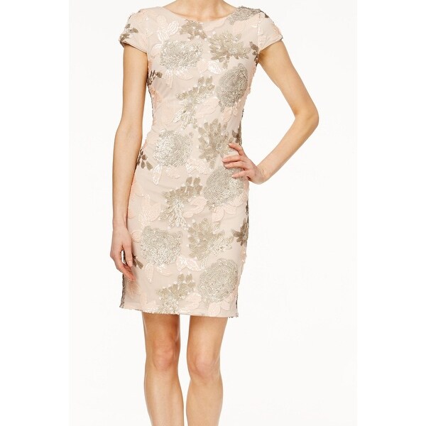 calvin klein sequin embellished gown