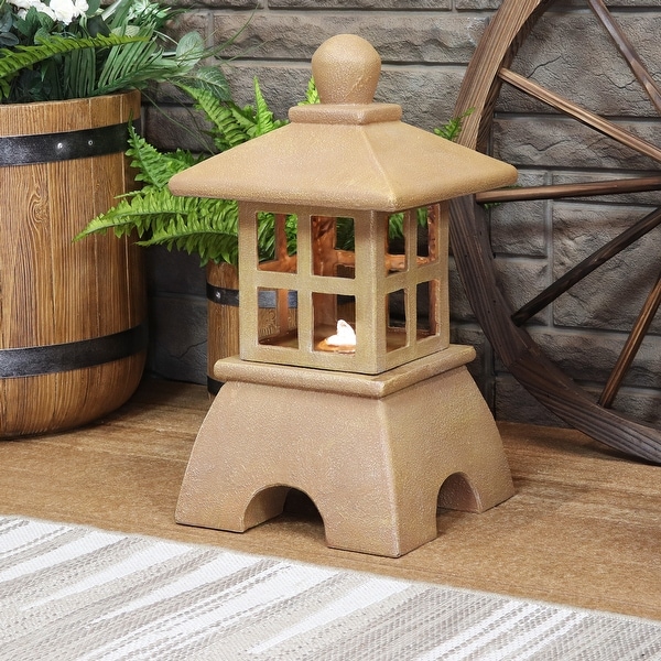 resin garden pagoda