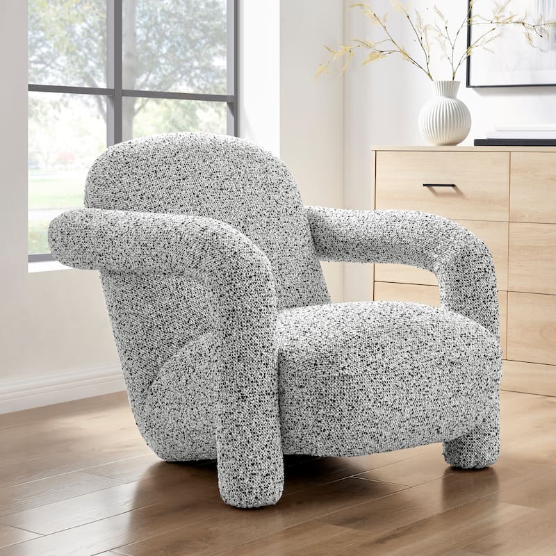 NPD Furniture Maverick Boucle Accent Arm Chair