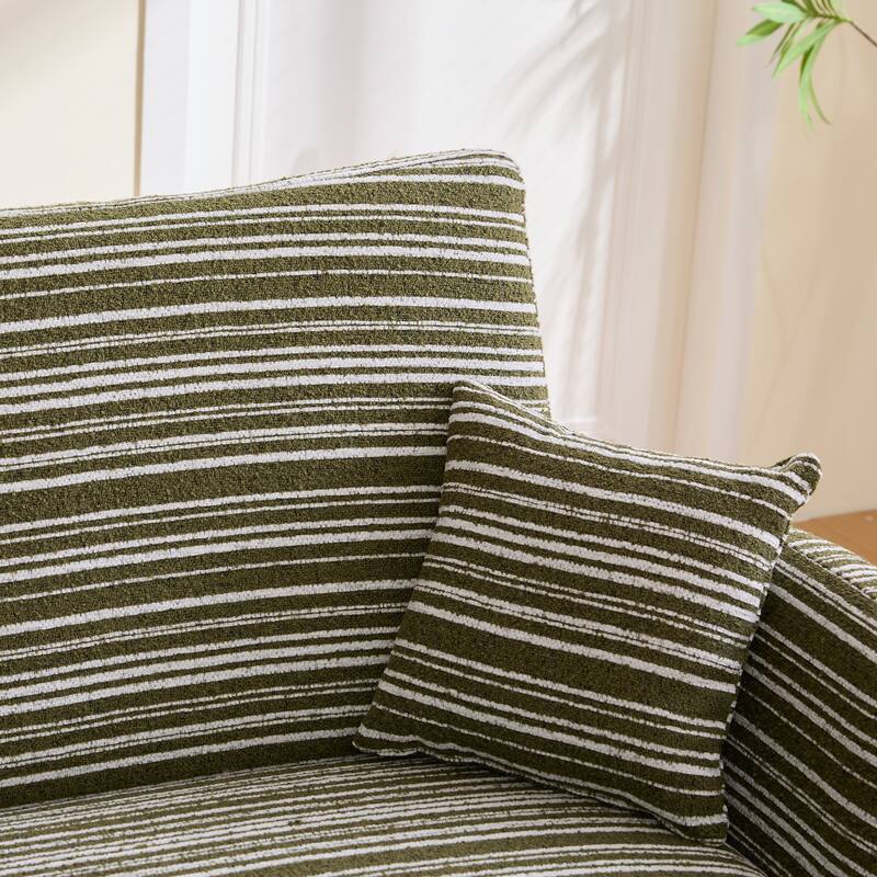 Modern style two seater sofa with ultra comfortable armrests