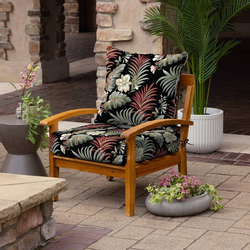 ARDEN Foam Outdoor Deep Seat Cushion Set, 24 x 24