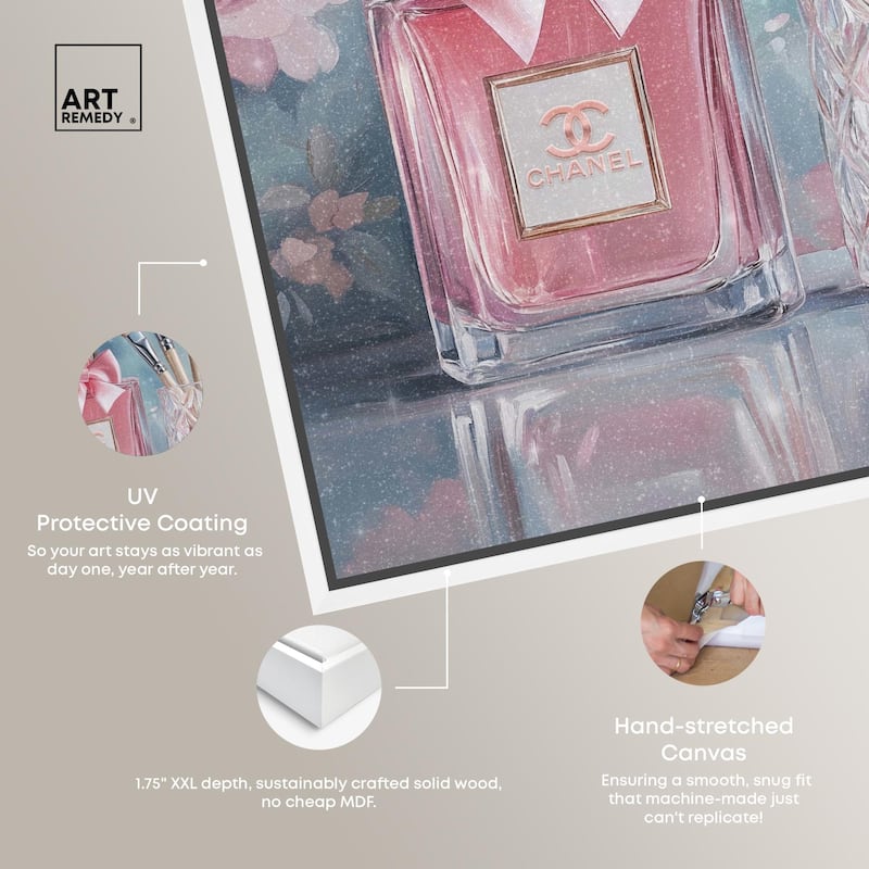 Love Dainty Perfume and Makeup Canvas by Art Remedy