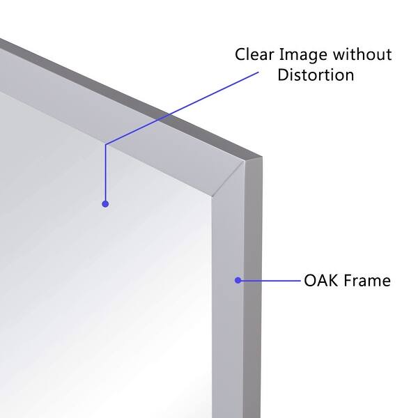 dimension image slide 3 of 5, DORNBERG 36 Inch Bathroom Vanity Mirror Makeup Mirror