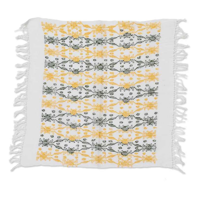 Novica Handmade Sun Over The Forest Cotton Placemat