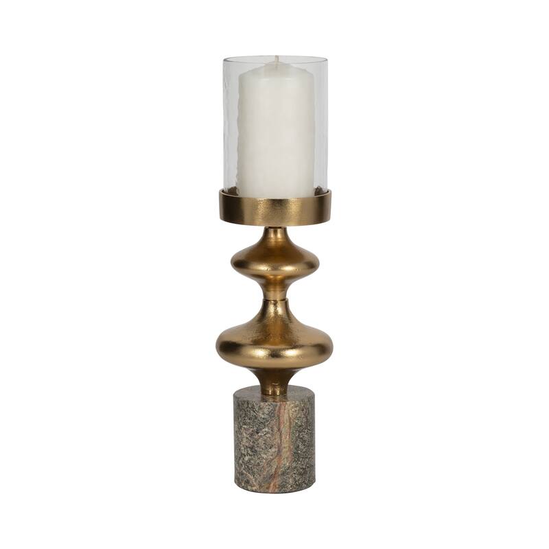 Sagebrook Home Metal, Hurricane Sphere Candleholder