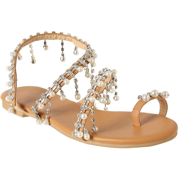 womens pearl sandals