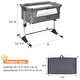 preview thumbnail 3 of 4, Baby Bedside Crib Portable Bassinet with Carrying Bag