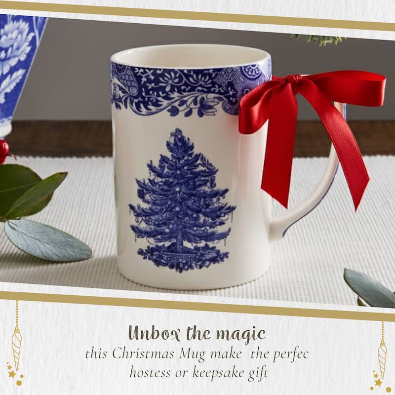 Spode Blue Italian Christmas Mug - 12 Fl.Oz.