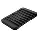 preview thumbnail 62 of 102, Kraus Silicone Drying Rack Mat 4.5" x 3.13" Soap Dish / Sponge Holder KDM-05 - Black