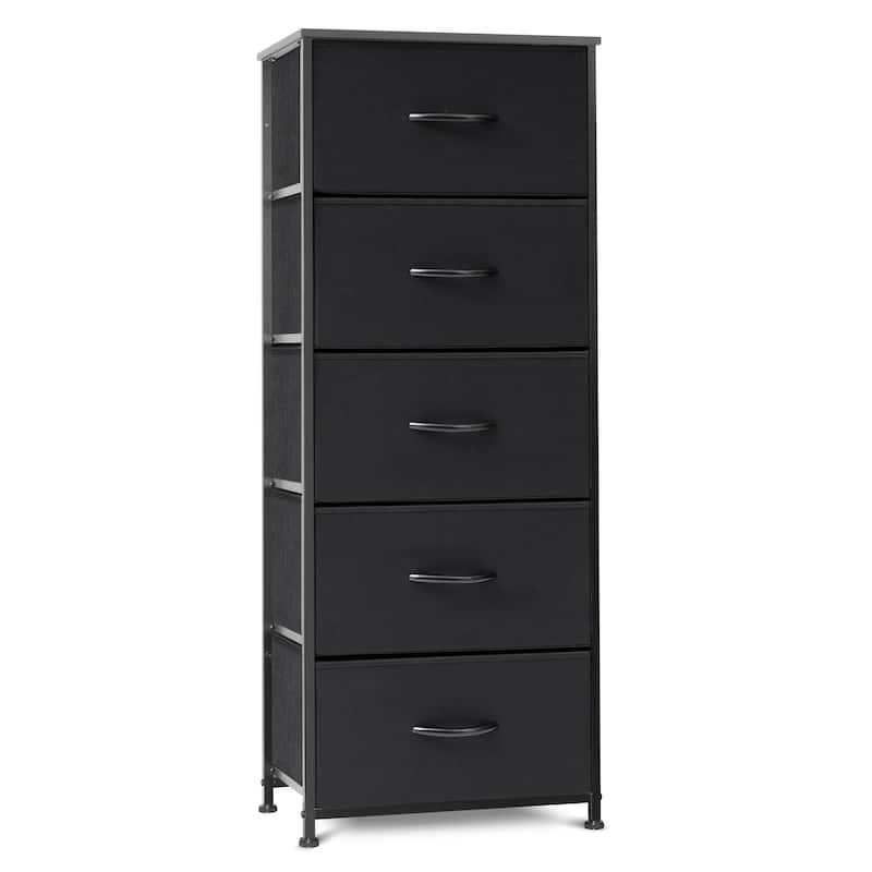 VredHom 5 Drawers Vertical Dresser Storage Tower