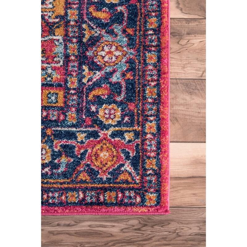Nuloom Jaclyn Bohemian Medallion Area Rug