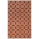 preview thumbnail 56 of 56, Hand-tufted Karen Contemporary Geometric Wool Area Rug Rust - 9' x 13' - Rectangle