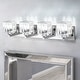 preview thumbnail 3 of 93, 2/3/4/5 Light Bathroom Vanity Light Wall Sconce with Crystal Shade