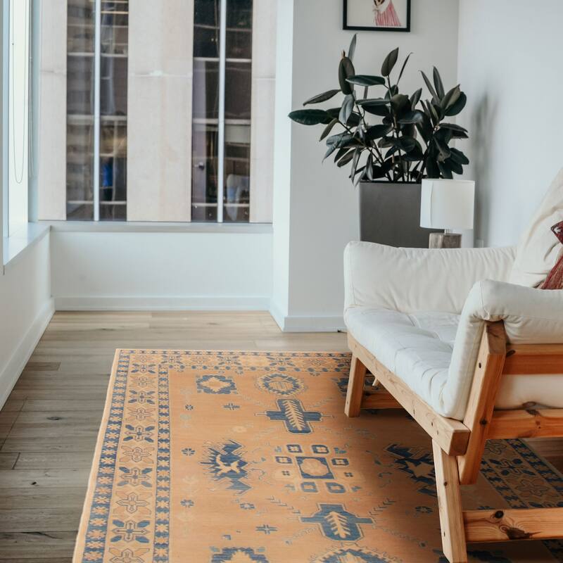 ECARPETGALLERY Hand-knotted Finest Ghazni Brown Wool Rug - 6'6 x 10'0