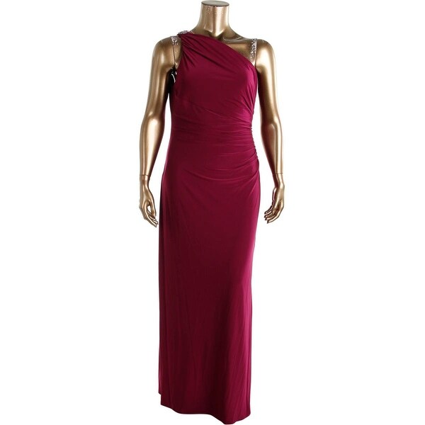 Lauren Ralph Womens Evening Dress Embellished Ruched Free Lauren Ralph Womens Evening Dress Embellished Ruched