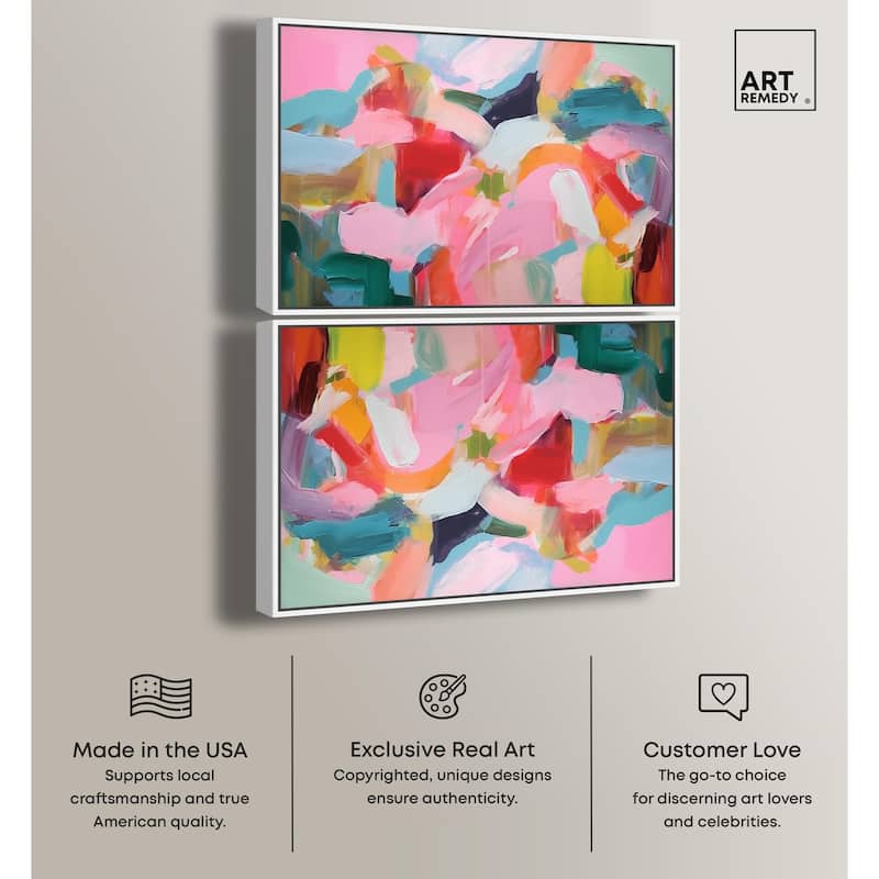 Gold Dust I Canvas by Art Remedy