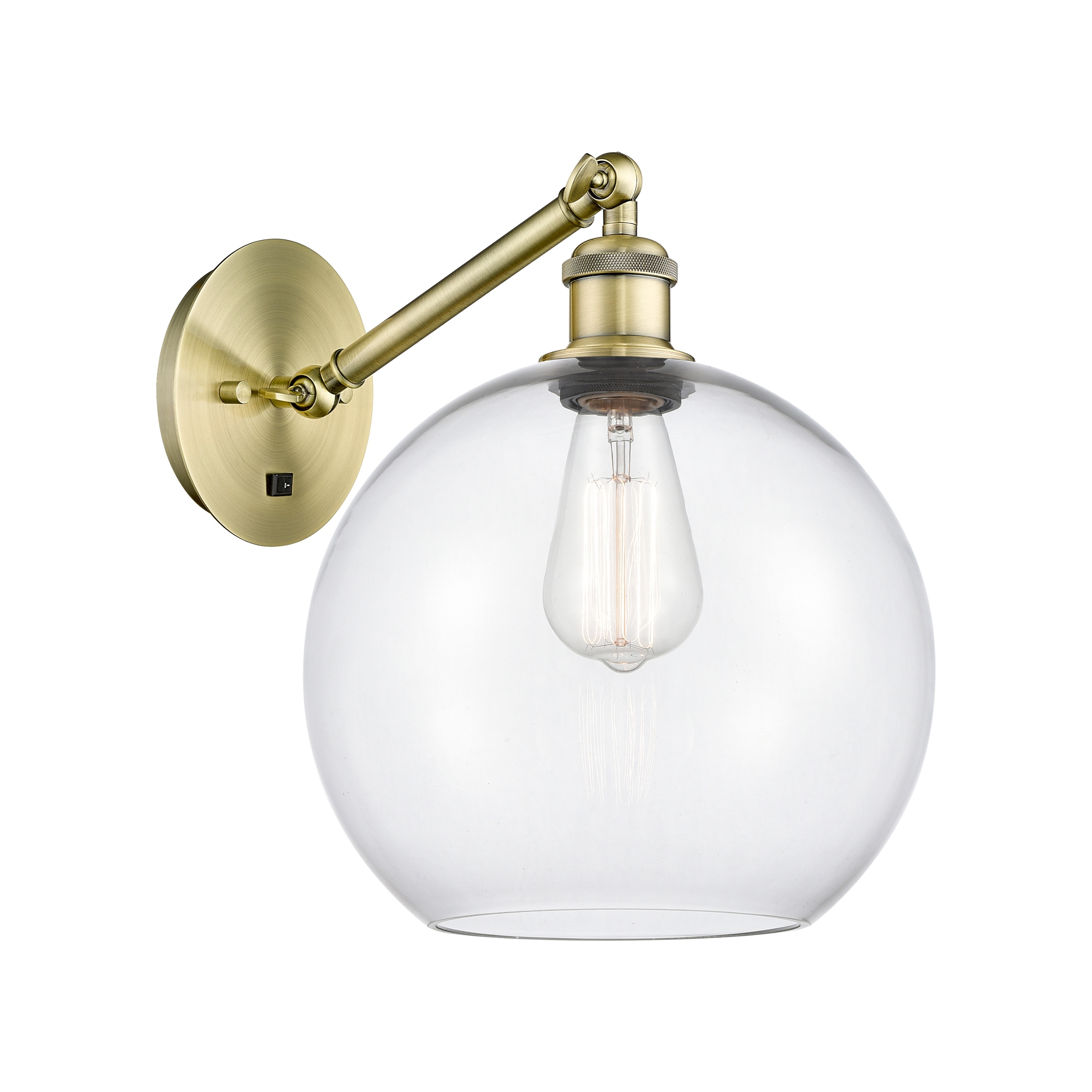 Innovations Lighting Endless Possibilities Ballston - Athens - 1 Light 10" Adjustable Sconce - Arm Adjusts Up and Down