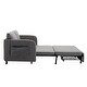 preview thumbnail 57 of 70, Velvet Loveseat Couch with Pull Out Bed Convertible Sleeper Sofa Bed