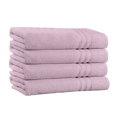 100% Cotton Extra Plush & Absorbent Bath Towels Pack of 4 - 650 GSM