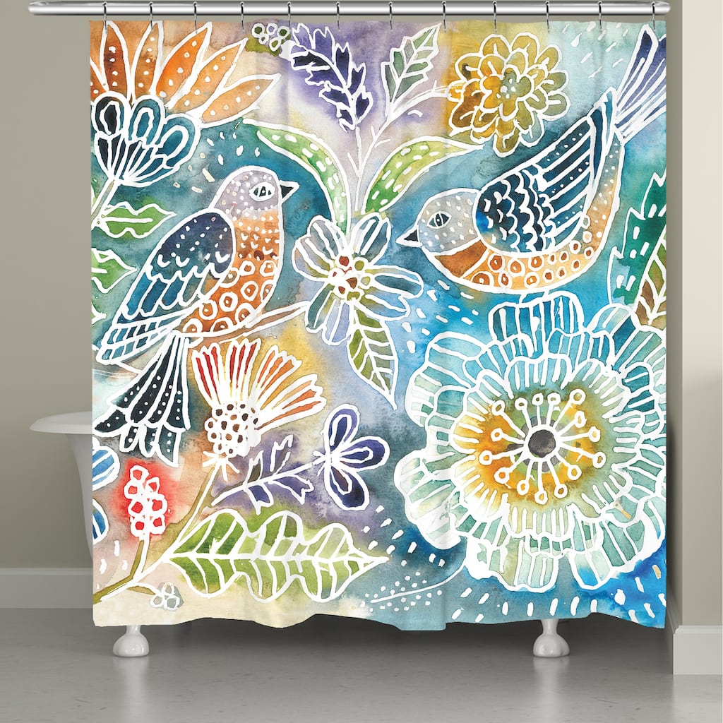 Happy Birds Shower Curtain