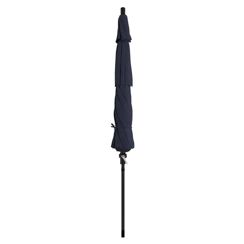 California Umbrella 11' Rd. Aluminum Market Umbrella, Crank Lift, Collar Tilt, Dbl Wind Vent, Bronze Finish, Olefin Fabric