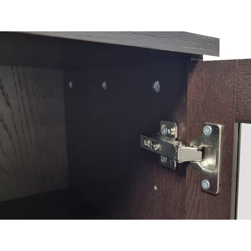 Palace Imports Premium 100% Solid European Oak Hardwood 6-Shelf Modular Bookcase with Tinted Glass Doors - 32" Wide, 71.5" Tall