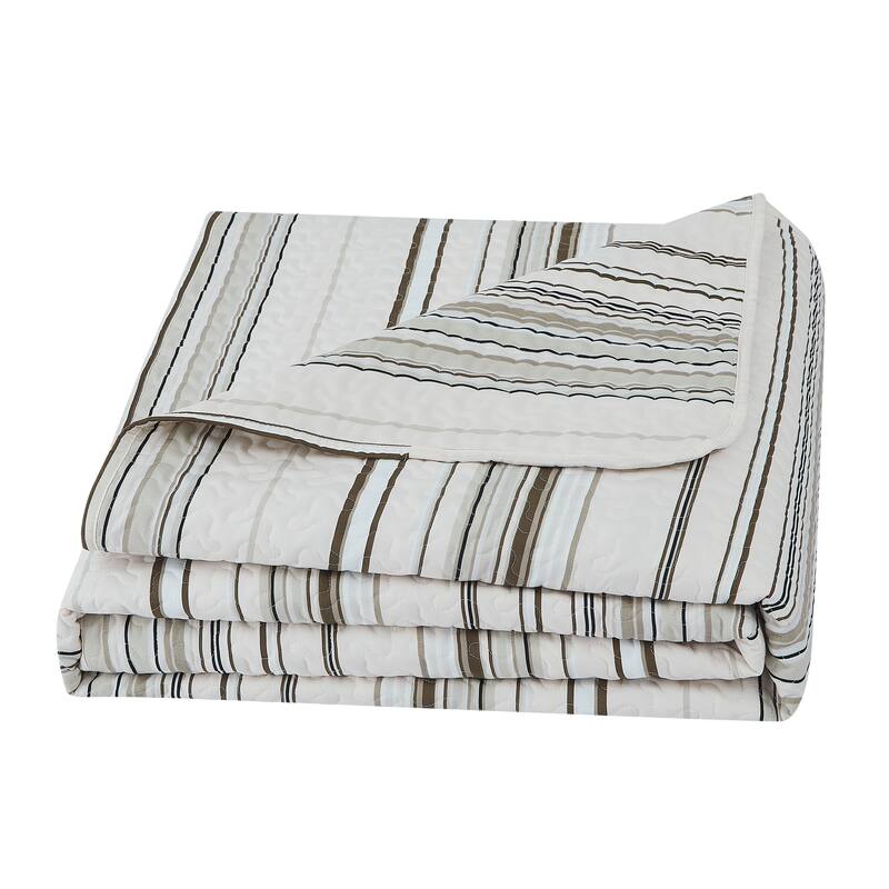 Southshore Stripe Quilt and Sham Set