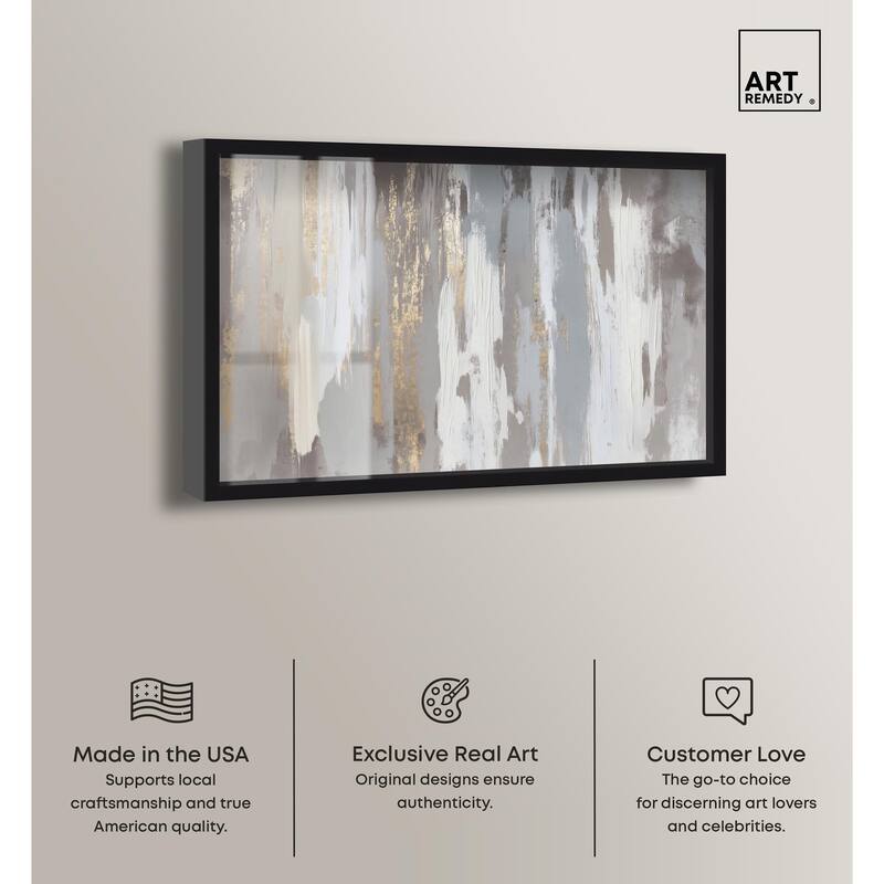 Flooding Gold II Shadowbox by Art Remedy