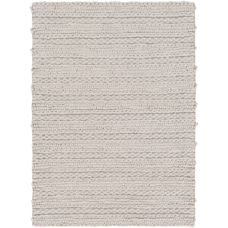 Strick & Bolton Carr Handwoven Viscose & Wool Area Rug