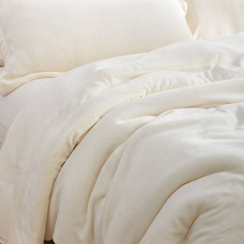 Git Cozy - Coma Inducer® Oversized Comforter Set - Taupe White
