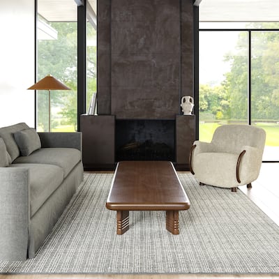 Ander Striped Wool-Blend Area Rug