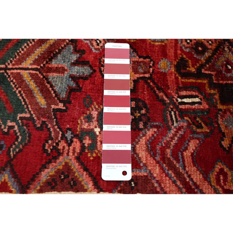 ECARPETGALLERY Hand-knotted Sarabi Red Wool Rug - 9'9 x 12'8