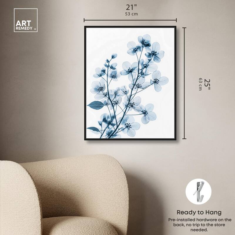 Translucent Petals I Canvas by Art Remedy
