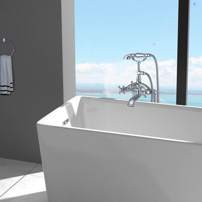 Topcraft Classical Freestanding Bathtub Faucet with Handheld Shower