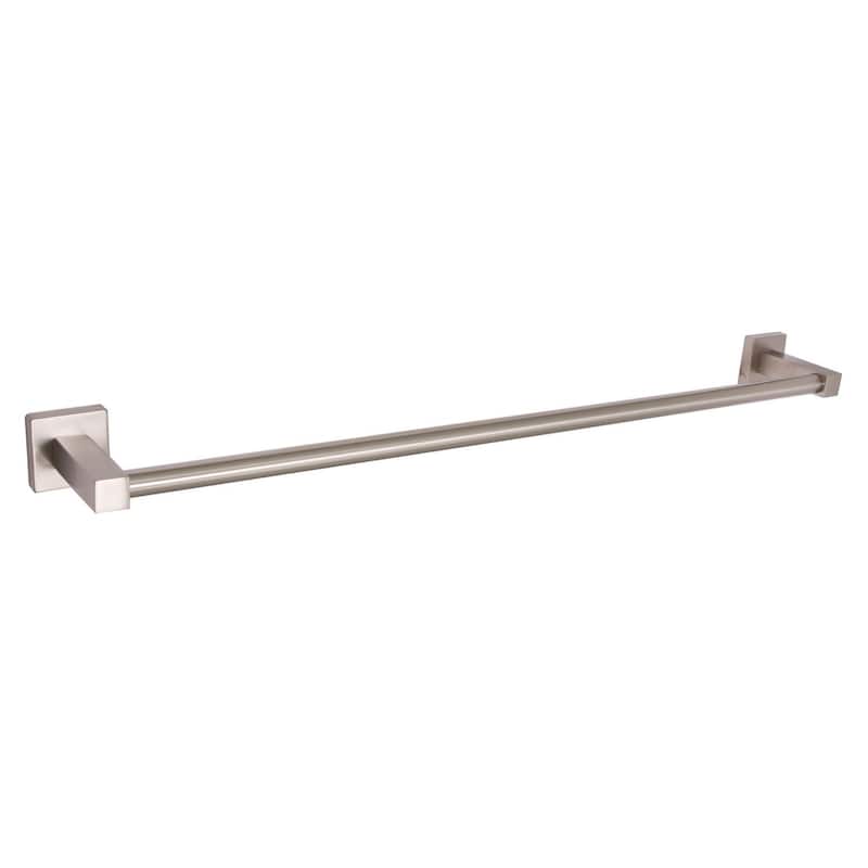 Razo Bathroom Towel Bar Accessory in PVD Satin Nickel - 24"