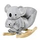 preview thumbnail 20 of 18, Rabbit Rocking Horse with Sounds, Safety Belt, and Poplar Wood Base, Ages 18-36 Months, ASTM Certified