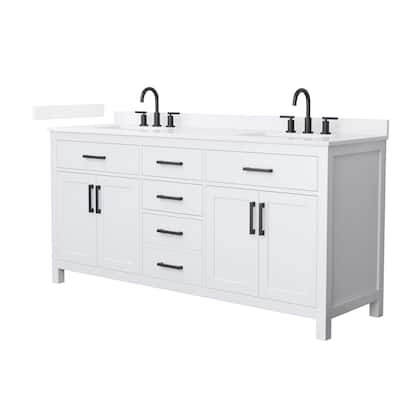 Wyndham Collection WCG2424-72D-QTZ-US3MXX Beckett 72" Free Standing