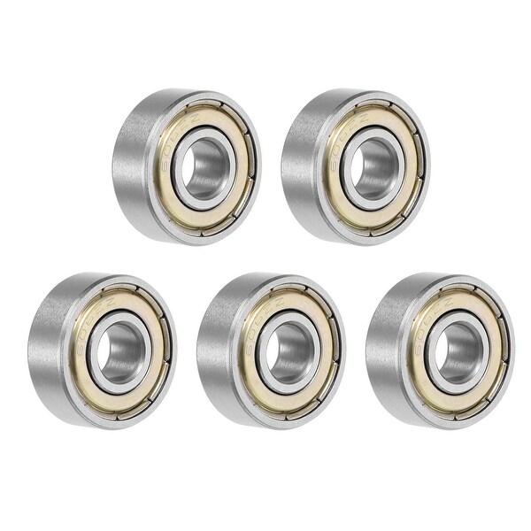 606ZZ Deep Groove Ball Bearing 6x17x6mm Double Shielded GCr15 Bearings 5pcs
