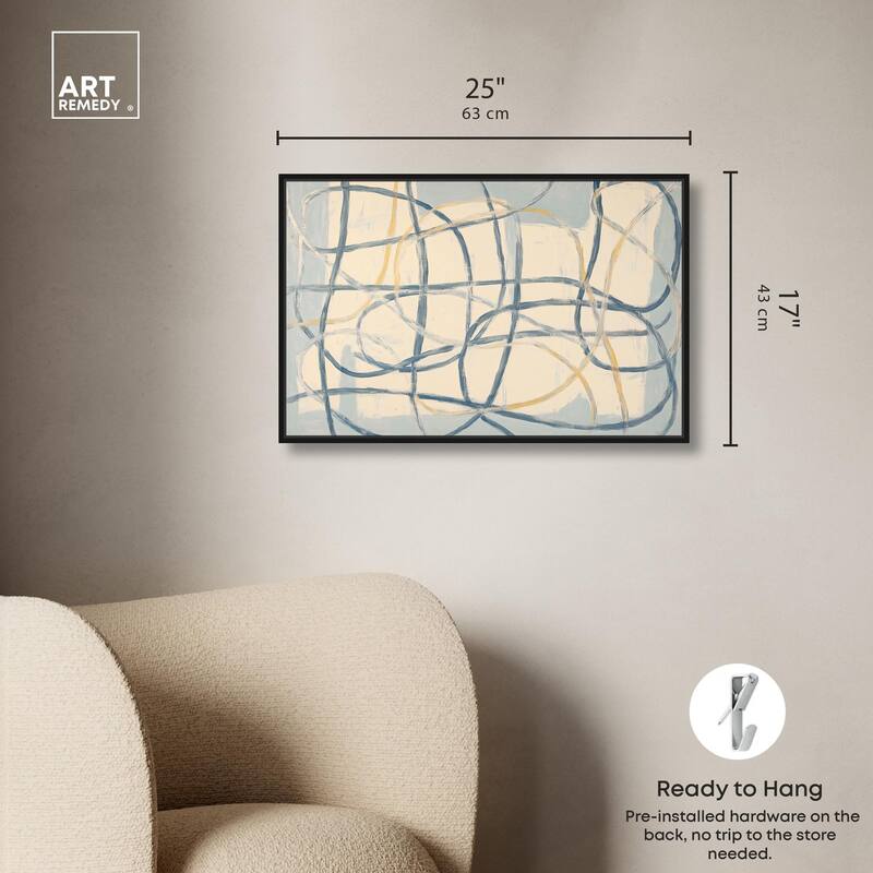 Unbroken Line I Canvas by Art Remedy