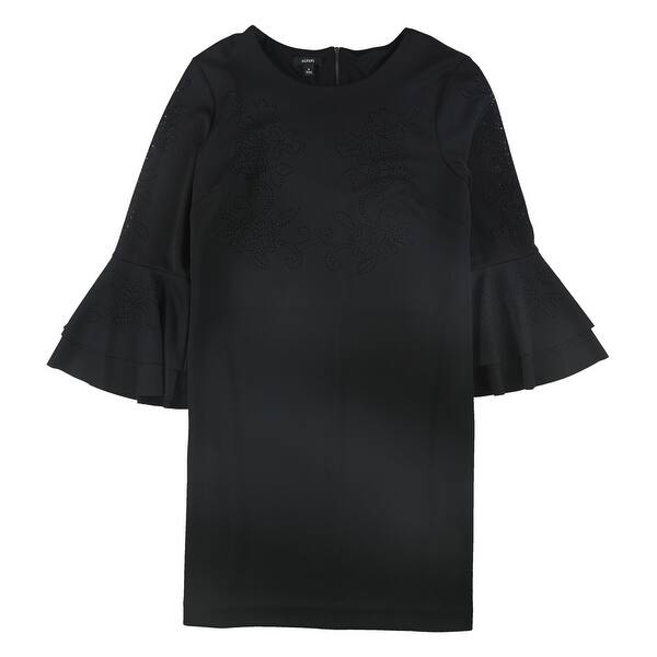 slide 1 of 6, Alfani Womens Lasercut Sheath Dress