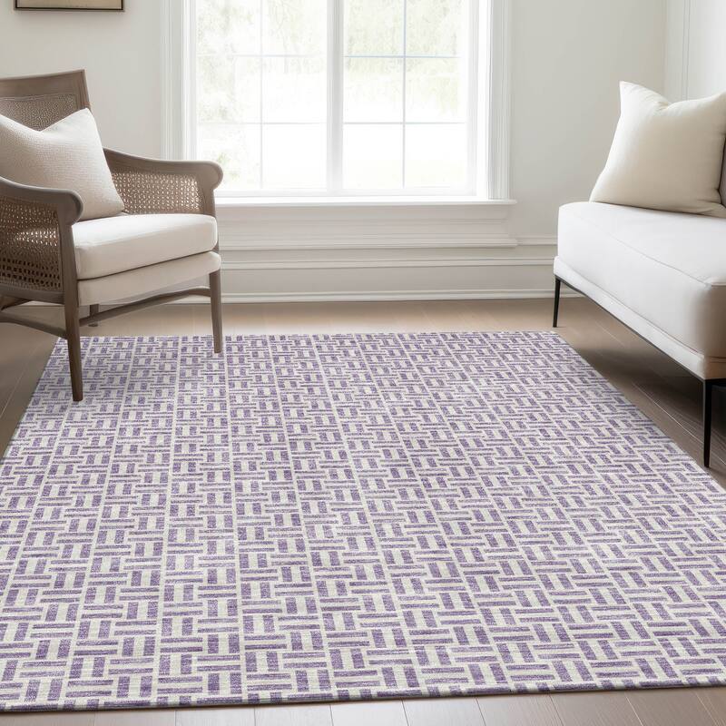 Premium Washable Super Soft Modern Geo Mayfield Rug