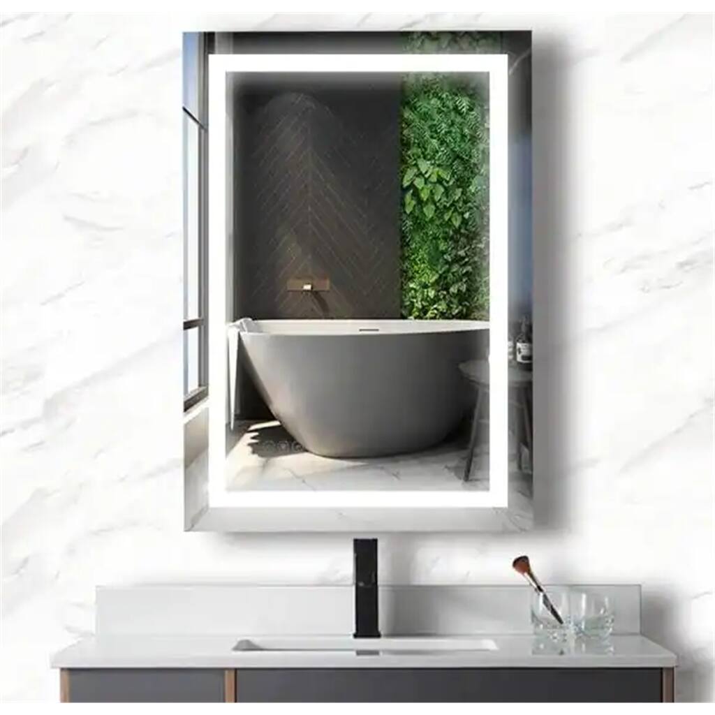 Mirror 36 x 48 Inch,Led 3 Brightness Anti-fog,Make Up Mirror,Bathroom